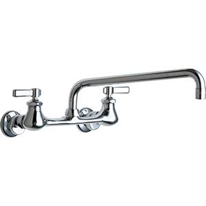 Chicago Faucets 540 Ldl12abcp Wall Mounted Sink Faucet