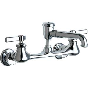 Chicago Faucets 540 Ldl5vbcp 8 Wall Mounted Kitchen Faucets