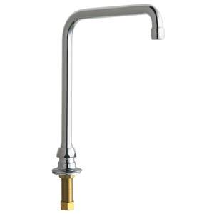 Chicago Faucets 626-HA8ABCP - Deck Mounted Water Outlet with High Rise HA8 Swing Spout