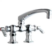 Chicago Faucets - 772-L8ABCP - 3-3/8-inch Center Deck Mounted Sink Faucet