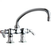 Chicago Faucets - 772-L9ABCP - 3-3/8-inch Center Deck Mounted Sink Faucet