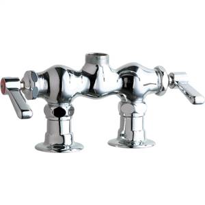 Chicago Faucets - 772-LESAB - 3-3/8-inch Center Deck Mounted Sink Faucet, No Spout