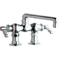 Chicago Faucets - 772-XKABCP - 3-3/8-inch Center Deck Mounted Sink Faucet