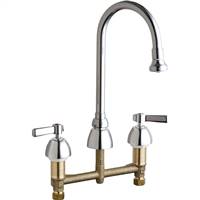Chicago Faucets - 786-369ABCP - Widespread Lavatory Faucet