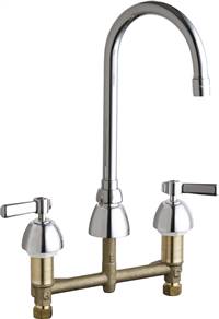 Chicago Faucets - 786-E3-369XKABCP - Widespread Lavatory Faucet