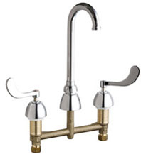 Chicago Faucets 786-GN1FCABCP - CONCEALED KITCHEN SINK FAUCET
