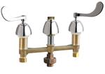 Chicago Faucets - 786-TWLESSSPTCP - Widespread Lavatory Faucet with Third Water Inlet