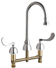 Chicago Faucets - 786-XKABCP - Lavatory Fitting, Deck Mounted
