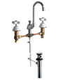 Chicago Faucets - 795-637CPR Deck-Mounted Fitting With Pop-up