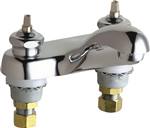 Chicago Faucets - 802-LESSHDLCP - 4-inch Center Lavatory Faucet