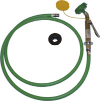Chicago Faucets 8305-NF - Deck Mounted Single Outlet Eye/Face/Body Drench Hose