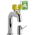 Chicago Faucets 8451-E64VPABCP Deck Mounted Faucet/Eyewash One Handle