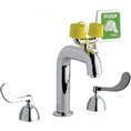 Chicago Faucet 8452-E64VPABCP Deck Mounted Faucet/Eyewash Two Handle