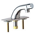 Chicago Faucets - 857-E12CP Single Supply Metering Sink Faucet
