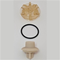 Chicago Faucets - 892-302KJKABNF New Style Vacuum Breaker Repair Kit features many new advantages over the current version. The poppet has been redesigned from a multiple part assembly to a one-piece molded design.