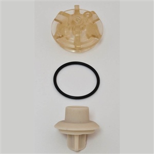 Chicago Faucets - 892-302KJKABNF New Style Vacuum Breaker Repair Kit features many new advantages over the current version. The poppet has been redesigned from a multiple part assembly to a one-piece molded design.