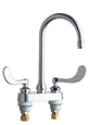 Chicago Faucets - 895-317GN2AE3XKCP Hot and Cold Water Sink Faucet