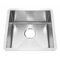 American Standard 18SB.8171700.075 Pekoe 17X17 Single Bowl Undermount Kitchen Sink (Stainless Steel)
