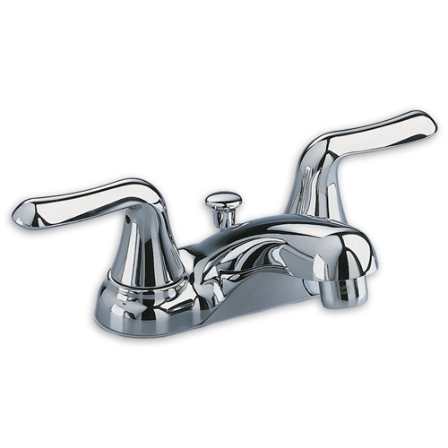 Satin Nickel American Standard 2275.509.295 Colony Soft Centerset Lavatory Faucet with Metal Speed Connect Pop Up Drain