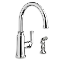 American Standard 4285.051 - Portsmouth 1-Handle High-Arc Kitchen Faucet with Side Spray