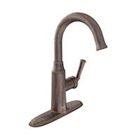 American Standard 4285410F15.224 Portsmouth Single Lever Pull Down Bar Faucet (Oil Rubbed Bronze)