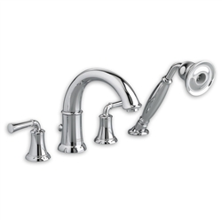 American Standard 7420.901 - Portsmouth Deck-Mounted Tub Filler with Lever Handles
