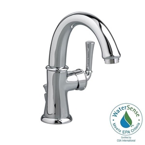 American Standard 7420101.002 Portsmouth 1-Handle Monoblock High-Arc Bathroom Faucet (Chrome)