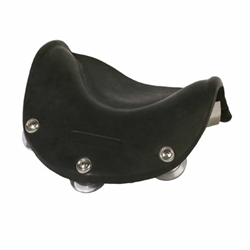 Belvedere 5001741 - Black Rubber Neck Rest provides comfort for customers while washing hair.
