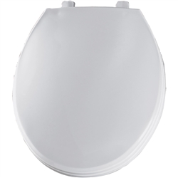 Church 3BT - Round, Closed Front with Cover STA MA Plastic Toilet Seat