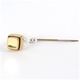 Case - SP-77 - Push Button Tank Lever Polished Brass