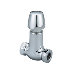 Central Brass 0336-N2-1/2 Slow-Close Straight Stop, Chrome