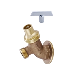 Central Brass 0576-3/4 Lawn Faucet, Rough Brass