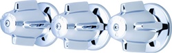 Central Brass 0951-C - 11-inch Center Three Handle Tub and Shower Valve