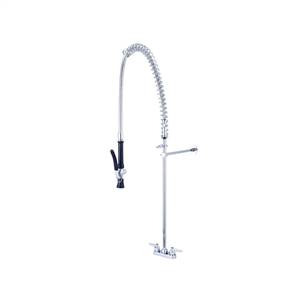 CENTRAL BRASS 80084-LE60 Two Handle Cast Brass Pre-Rinse Faucet