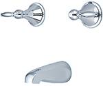 Central Brass 80808-ZL3 - 8-inch Center Two Handle Tub Filler Set with Lever Handles