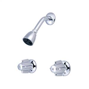 CENTRAL BRASS 80826 Two Handle Shower Set 8" Centers