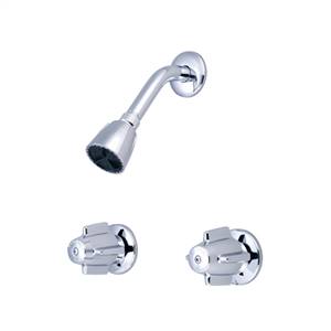 CENTRAL BRASS 80926 Two Handle Shower Set 8" Centers