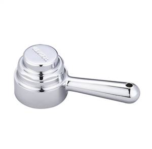 CENTRAL BRASS PF-7114-PS Self-Closing Lever Handle With Hole for Chain & Ring