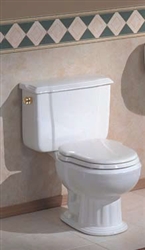 Cheviot 224W1.6CH - VICTORIAN Water Closet - White with Chrome Flush Button