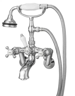 Cheviot 5100-PB Bathtub Filler for Tub or Wall Mount Application, Polished Brass Faucet