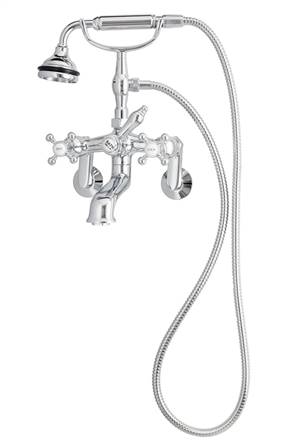 Cheviot 5115-BN-LEV Bathtub Filler for Tub or Wall Mount Application, Brushed Nickel Faucet