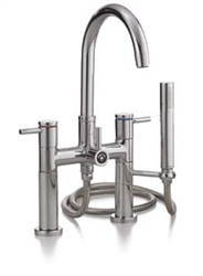 Cheviot 7512BN - CONTEMPORARY RIM MOUNT TUB FILLER WITH HAND SHOWER-BRUSHED NICKEL
