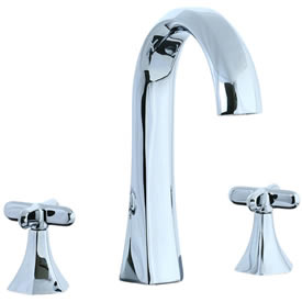 Cifial 202.150.625 - Hexa 3 Hole Hi-arch Lavatory Faucet with Cross Handle