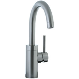 Cifial 221.146.620 - Techno Single Handle Lavatory or Kitchen Faucet with Swivel Spout - Satin Nickel