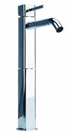 Cifial 224.101.625 - Techno Quadra Single Handle High Profile Lavatory Faucet