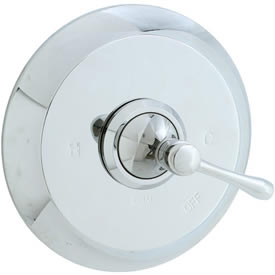 Cifial 244.606.721 - Brookhaven Pressure Balance Mixing Valve Trim without Diverter, With Barrel Lever - Polished Nickel