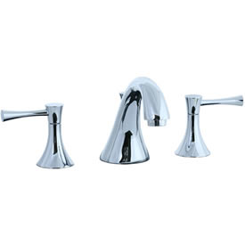 Cifial 245.110.625 - Brookhaven Widespread Lavatory Faucet with Crown Lever - Polished Chrome