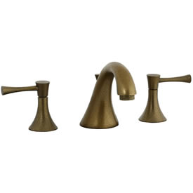 Cifial 245.110.V05 - Brookhaven Widespread Lavatory Faucet with Crown Lever -Aged Brass