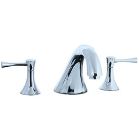 Cifial 245.640.625 - Brookhaven 3pc Roman Tub Filler Faucet Trim with Crown Levers - Polished Chrome