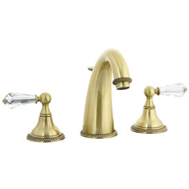 Cifial 255.150.509 - Brunswick Crystal Handle Hi-arch Widespread Lavatory Faucet -Frch Bronze